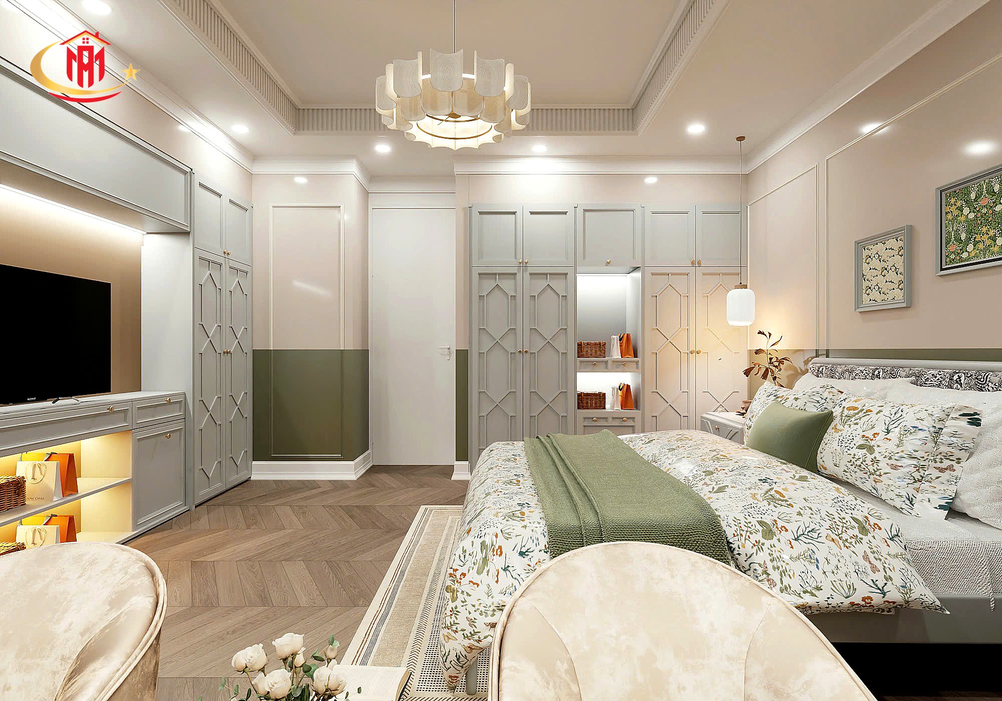 MINH ANH THIẾT KẾ PHÒNG NGỦ: TINH GỌN-ẤM ÁP-SANG TRỌNG