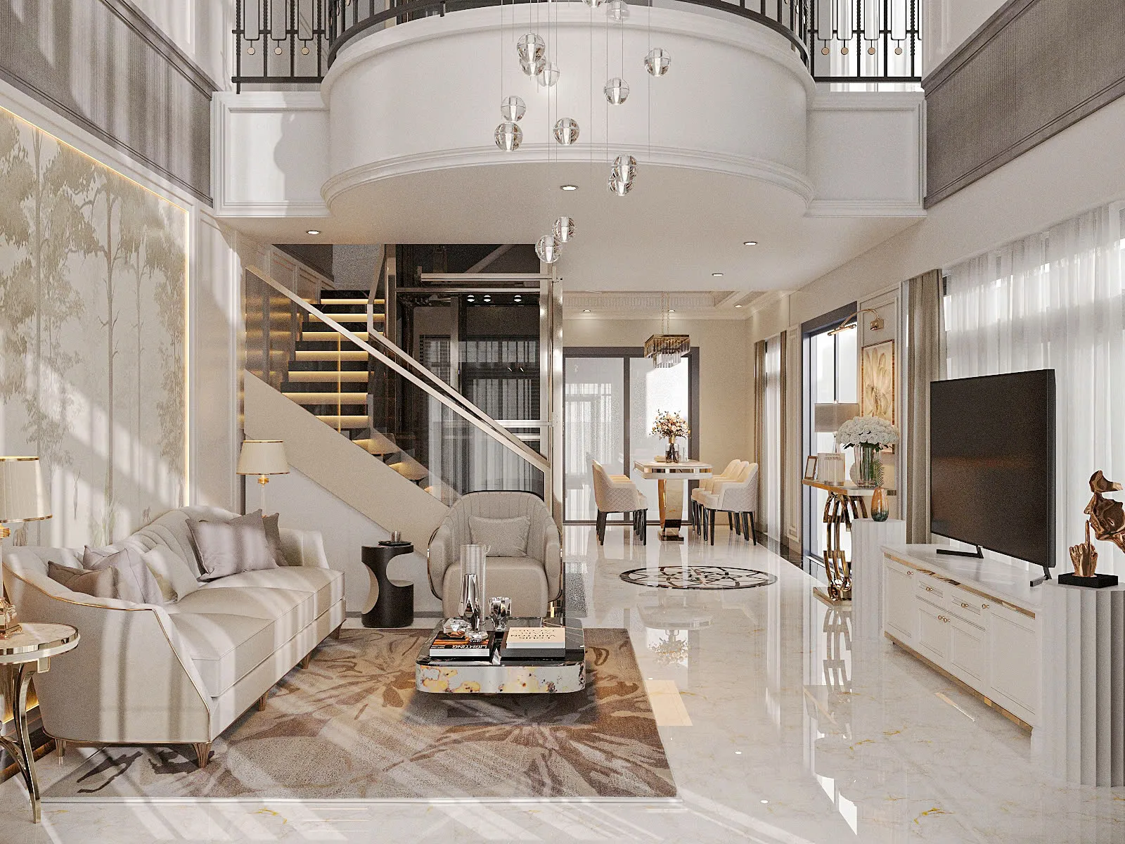 Thiết kế nội thất căn hộ Vịnh Tây VT02